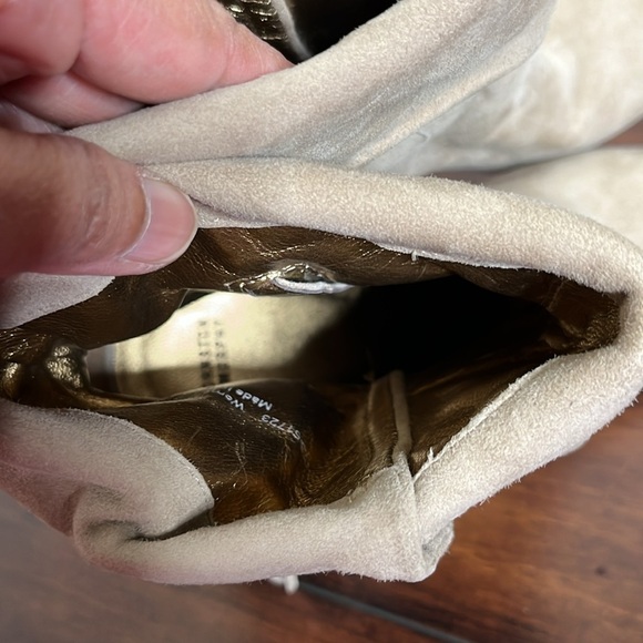 Johnston & Murphy Keaton  Leather Ankle Boots Size 7.5 Fringe Cuff Weste… - Picture 6 of 13